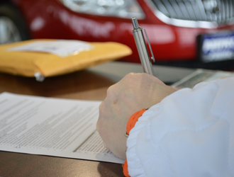 Vehicle refinance support